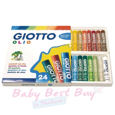 ժ Oil Pastel Sticks 24  Giotto Olio