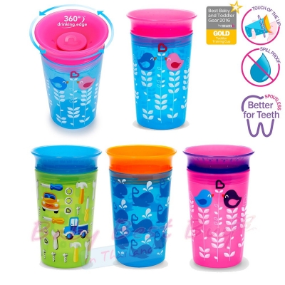 Ѵ Munchkin Miracle 360 Decorated Trainer Cup 9oz
