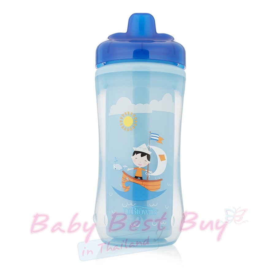 แก วหลอดด ด dr brown s spout insulated cup 10oz แก วหลอดด ด dr brown s spout insulated cup 10oz
