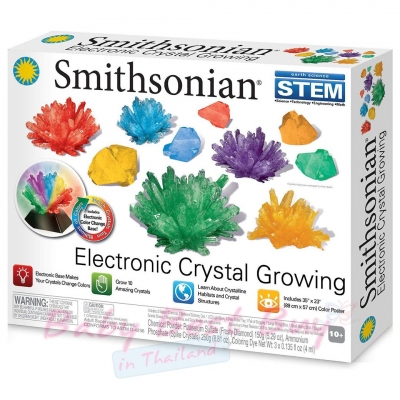 ของเล่นเพื่อการศึกษา Smithsonian Electronic Crystal Growing คริสตัล