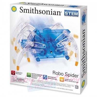 ของเล่นเพื่อการศึกษา Smithsonian Robo Spider Kit หุ่นยนต์ แมงมุม