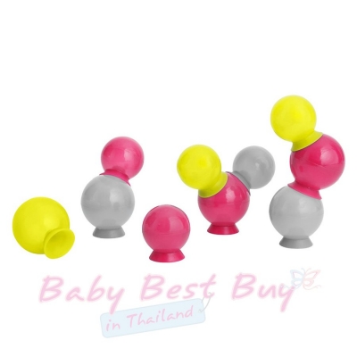 ͧ¹ Boon Bubbles Suction Cup Bath Toys Multicolor Pink