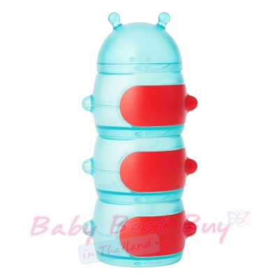 ͧ袹Тͧҧ Boon Stack Caterpillar Snack Container Blue Raspberry/Tangerine