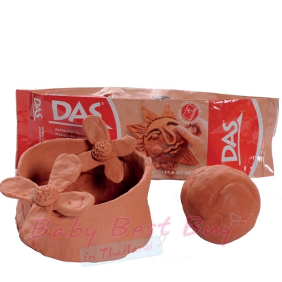 Das Air-Drying Modelling Clay in Terracotta 500g 387100