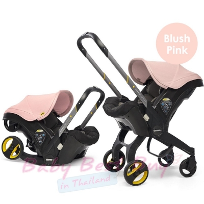 Doona infant car seat stroller sales with base blush pink