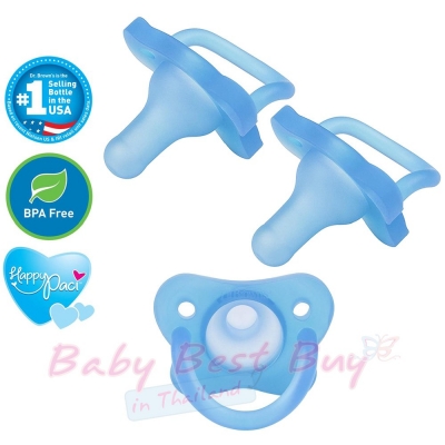 ء͡ Dr.Browns One Piece Silicone Pacifier stage 1 0m+ տ