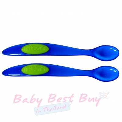 ͹͹ Dr.Brown's Infant Feeding Spoons Blue