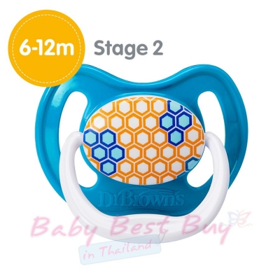 ء͡ ء͡ Dr.Brown's PreVent Pacifier 6-12m Pink PV21408