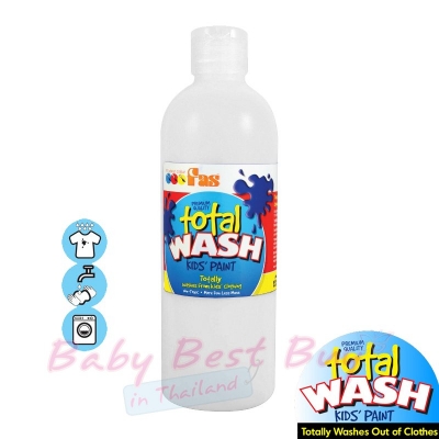  finger paint non-toxic ҧ͡  բ Fas Total Wash Kids Paint White