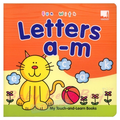 หนังสือสัมผัส Fun with Letters A-M, My Touch-and-Learn Books