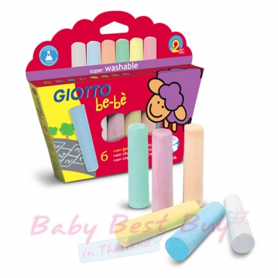 ʹþ Giotto Be-Be Super Chalks 6 Colors 467300[en]Giotto Be-Be Super Chalks 6 Colors 467300[en]