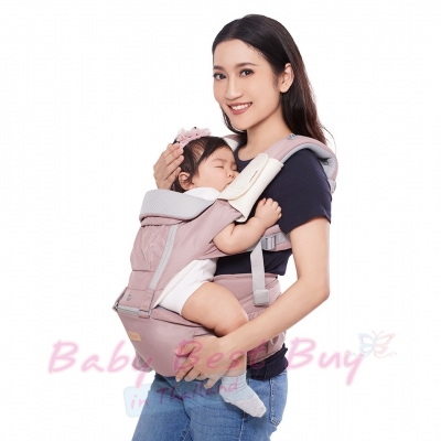 Glowy Hip(ster) Seat Neo Baby Carrier Rose