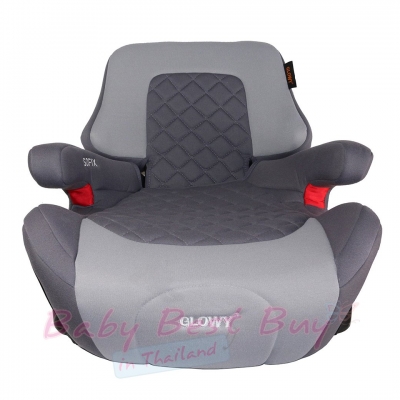 Glowy Booster seat W Travel Kids Fix Cloudy Grey