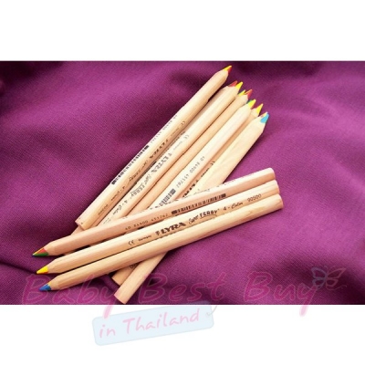 ดินสอสีไม้ไส้ 4 สี Lyra Super Ferby 4-color