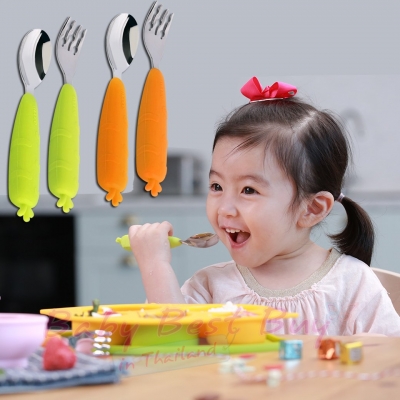 Monee Silicone Kid Spoon and Fork