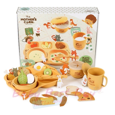 شҴ   Mothers Corn Play & Learn Mealtime Set