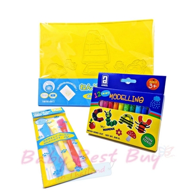 Թѹ Թ ҹ Nandee Modelling Clay Non-Toxic Snoopy Set