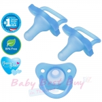 Dr.Browns One Piece Silicone Pacifier stage 1 0m+ Blue