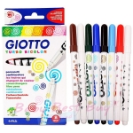 ปากกาเมจิกเปลี่ยนสีได้ Giotto Turbo Bicolor