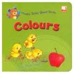 (หนังสือบอร์ดบุ๊คเด็ก Colours Happy Teddy Board Book