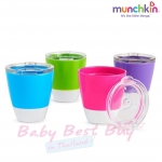 แก้วหัดดื่ม แก้วน้ำเด็ก แก้วมีฝาปิด Munchkin Splash Cup with Lid