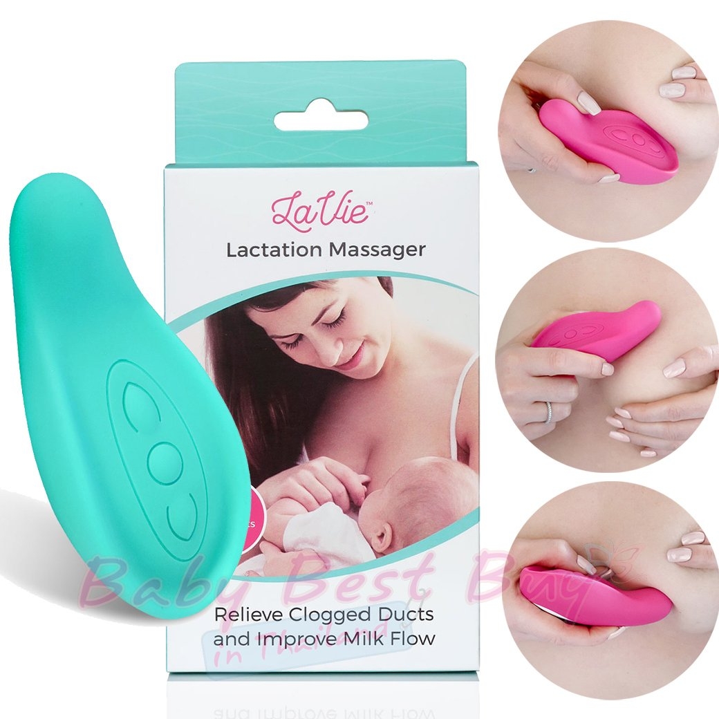 La Vie Lactation Massager Teal Breastfeeding Support for Clogged
