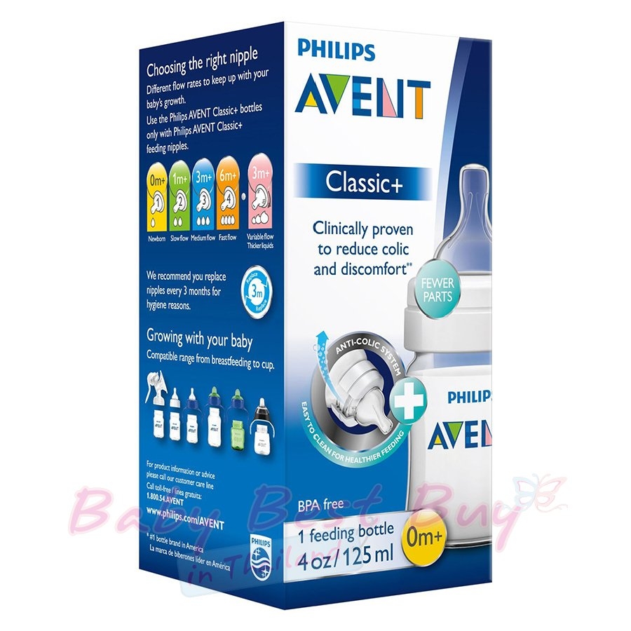 125 ml//4 oz Biber/ón SCF560//17 Philips Avent Classic x 1