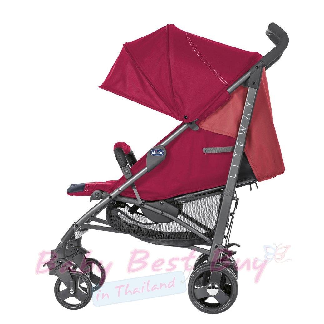 zeemijl koken Wereldwijd Chicco Lite Way 3 Basic Stroller BB Red Berry